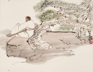 Jia Youfu - Scholar under Pine Tree