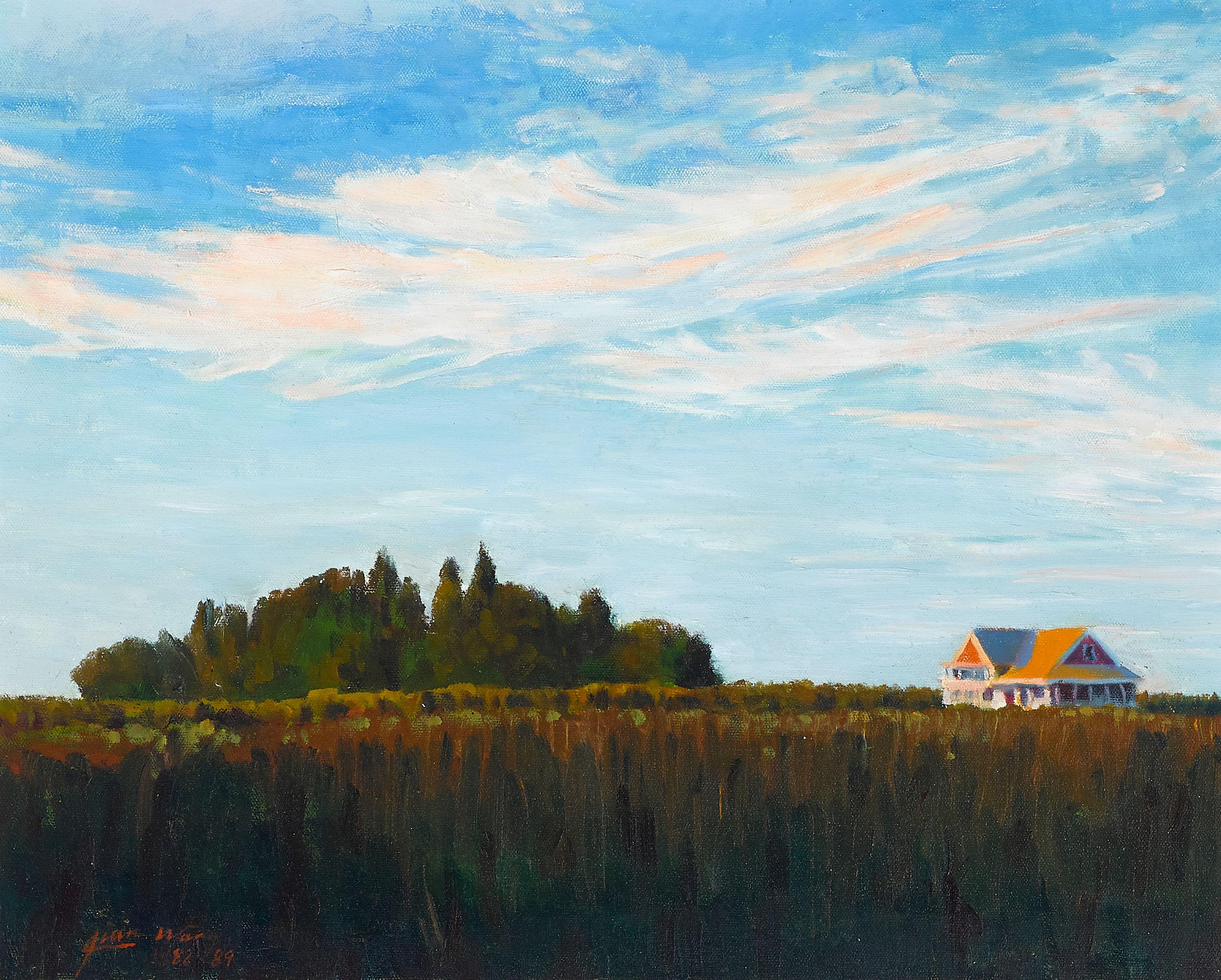 Jian Wang - Vineyard in Gold Country in Early Autumn (Gold Country, North of Sacramento near Placerville)