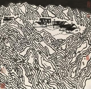 Jiang Baolin - Cottages Surrounding