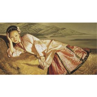 Jiang Guofang - Surrounded By Flowers