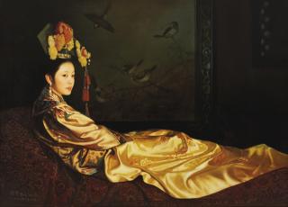 Jiang Guofang - The Concubine And The Bird