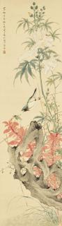 Jiang Hanting - Bird And Flower