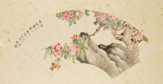 Jiang Hanting - Flower, Rock and Insect