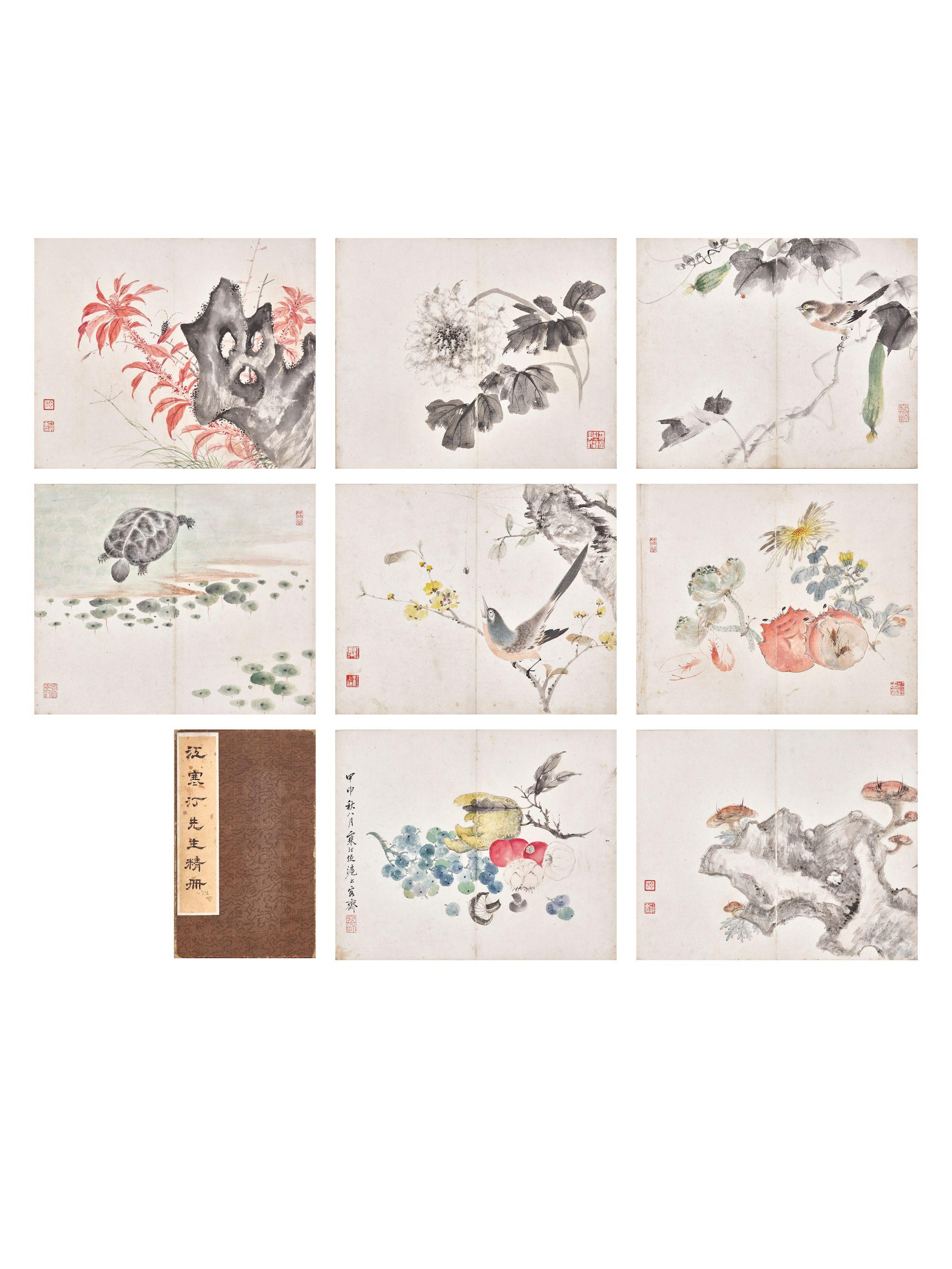 Jiang Hanting - Insects, Bird and Flowers, 1944
