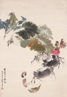 Jiang Hanting - Vegetables and Crabs