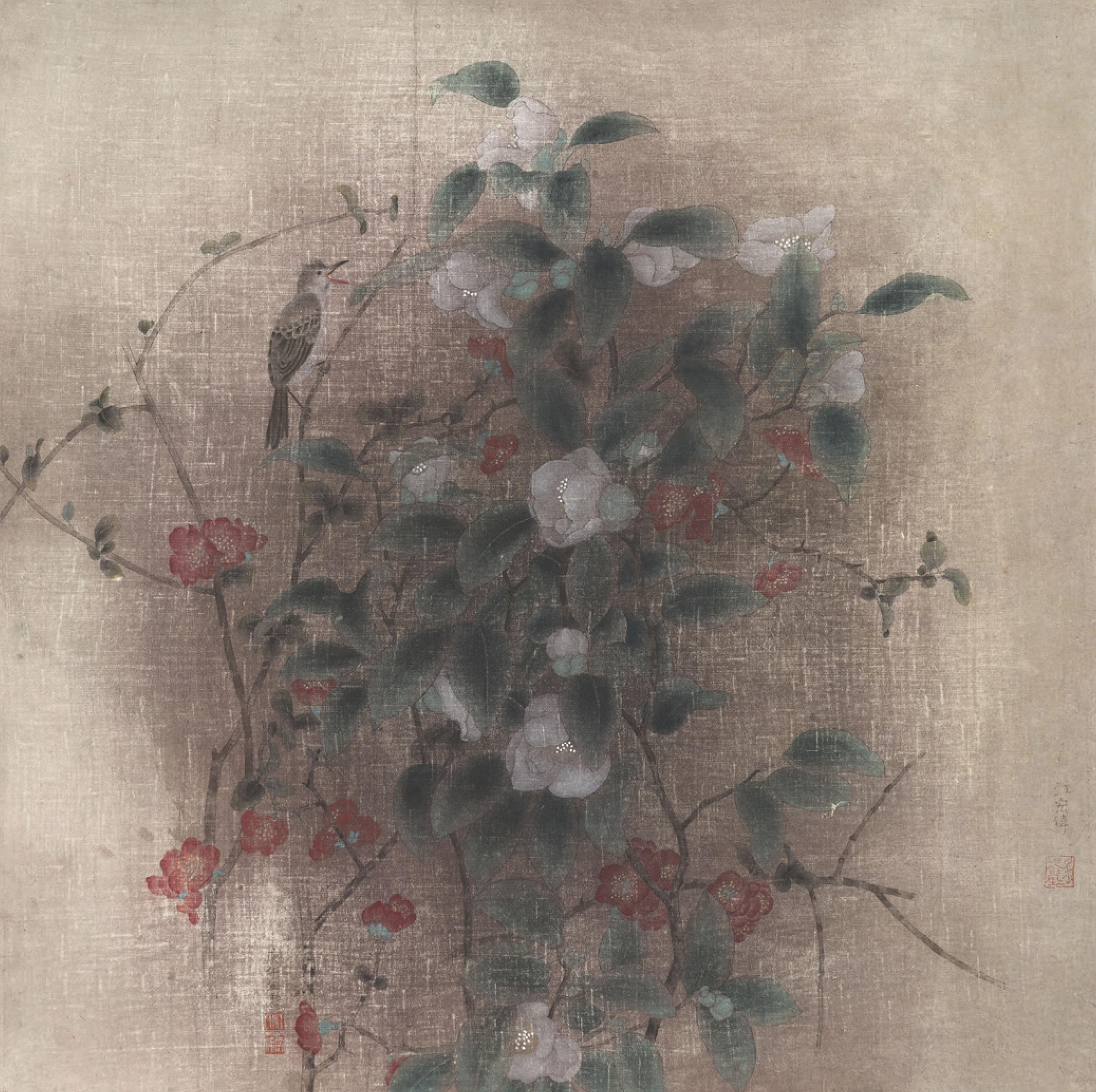 Jiang Hongwei - Begonia and Camellia
