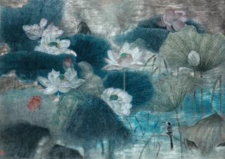 Jiang Hongwei - Lotus Pond
