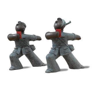 Jiang Shuo - Red Guards, Going Forward (Pair)