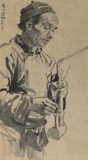 Jiang Zhaohe - Man With A Pipe