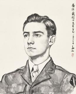 Jiang Zhaohe - Portrait of George F. Dales