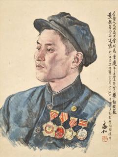 Jiang Zhaohe - Portrait Of Huang Rongchang