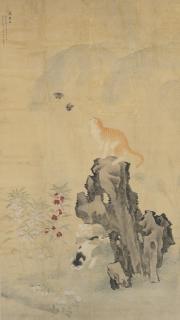 Jiao Bingzhen - Cats And Butterfly