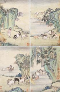 Jiao Bingzhen - Horses