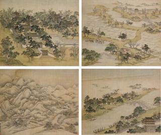 Jiao Bingzhen - Landscapes After Tang Yin