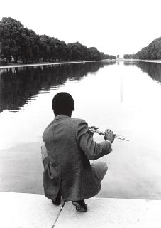 Jill Freedman - Monumental Flute, Resurrection City, Poor People\'s Campaign, Washington, DC