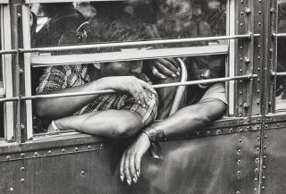 Jill Freedman - Untitled (Leaving the camp, aboard a bus,) Resurrection City, Poor People\'s Campaign, Washington, DC