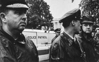 Jill Freedman - Untitled (Police Patrol), Resurrection City, Poor People\'s Campaign, Washington, DC