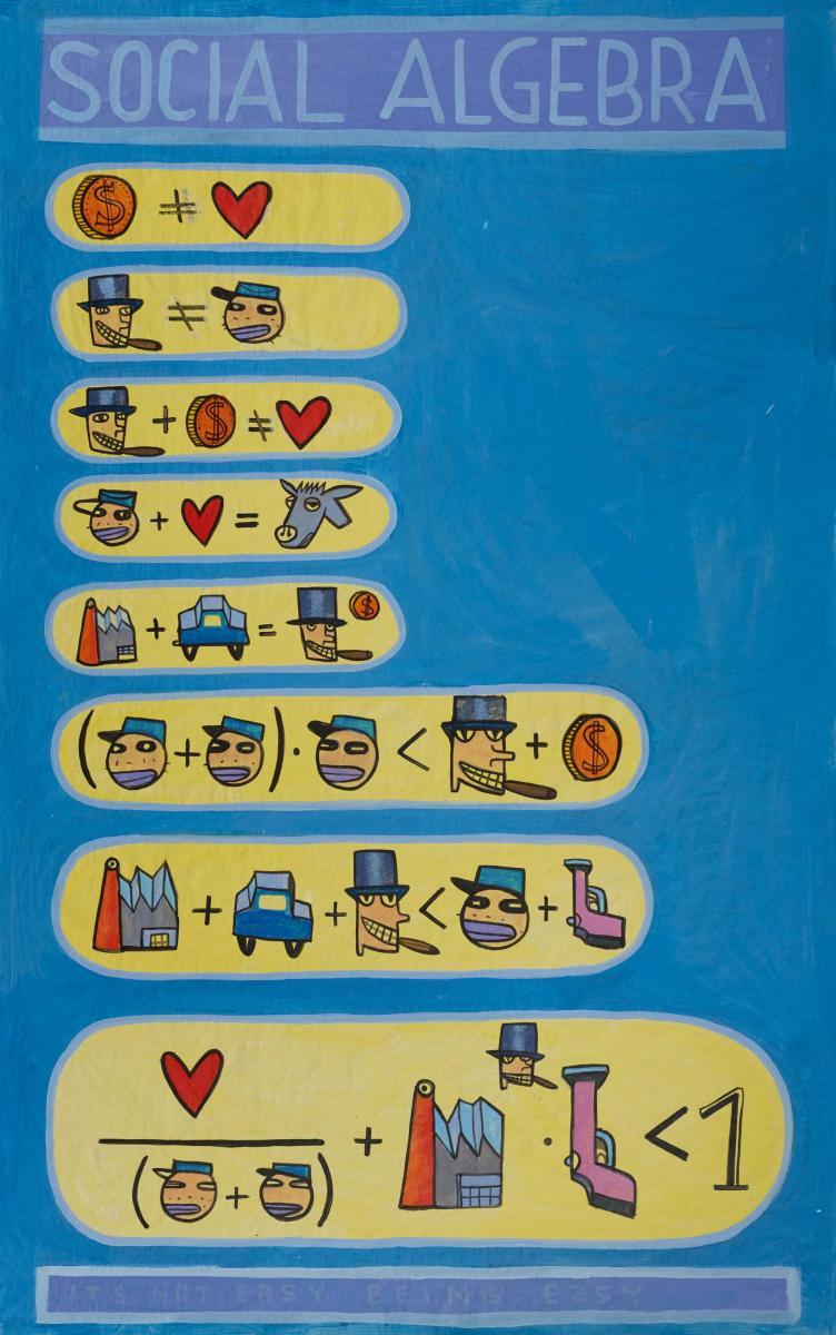 Jim Avignon - Ohne Titel (Social Algebra - It\'s not easy being easy)