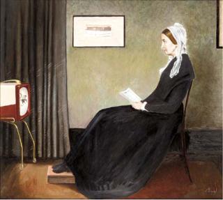 Jim Beaman - Whistler\'s Mother (from The Playboy Art Gallery), 1964