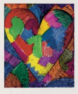 Jim Dine - A Beautiful Heart (C. 111)
