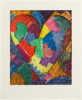 Jim Dine - A Beautiful Heart (Carpenter 111)