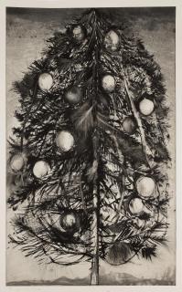 Jim Dine - Black and White Blossom