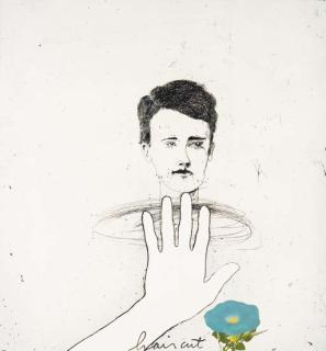 Jim Dine - Blue Haircut (K & W. 151)