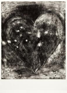 Jim Dine - Etching Heart