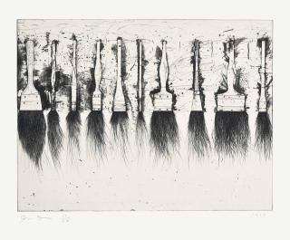 Jim Dine - Five Paintbrushes (Third State)