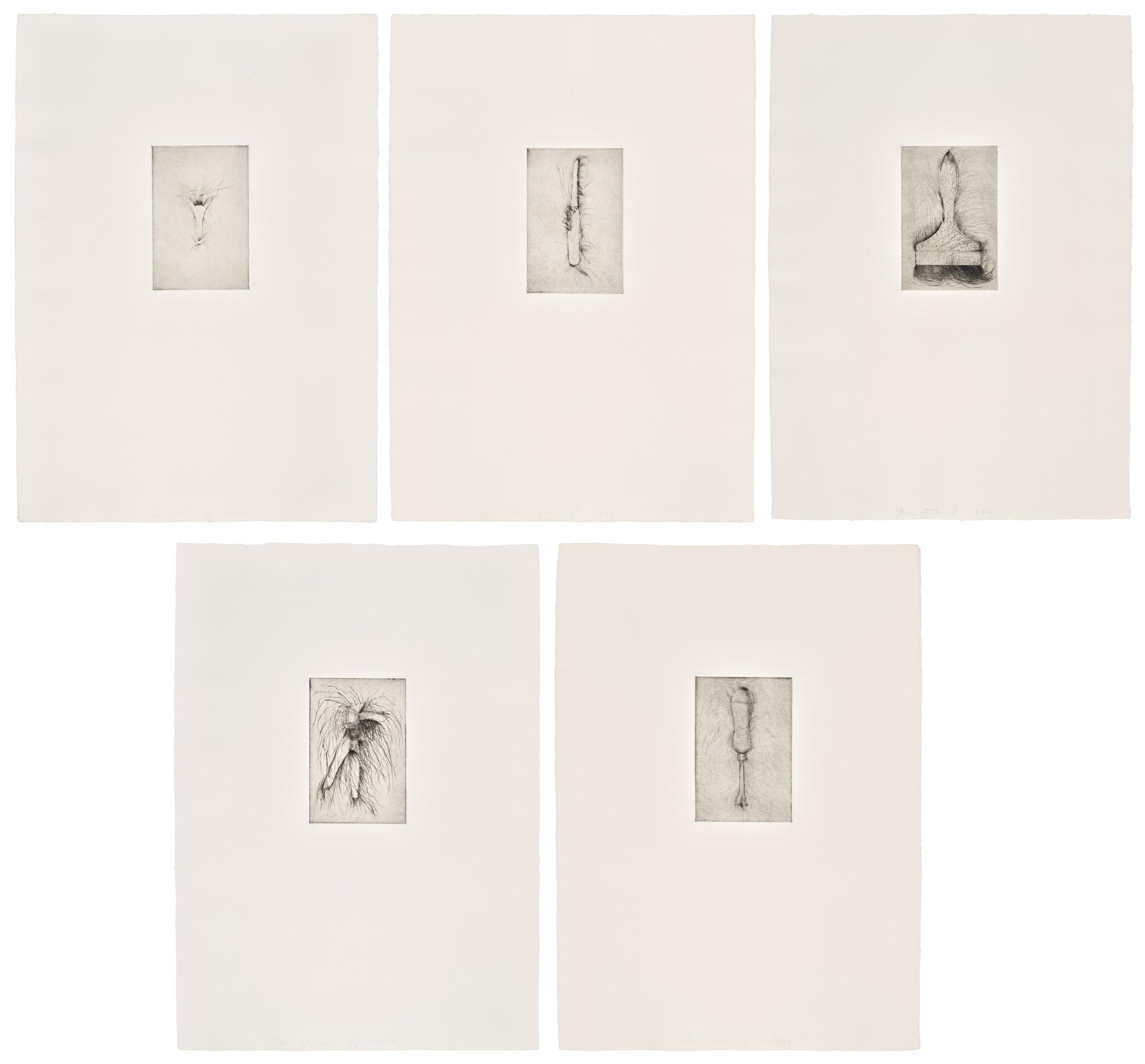 Jim Dine - Five Prints by the Artist