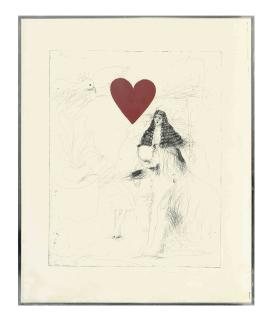 Jim Dine - Girl And Her Dog I (Krens 36)