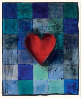 Jim Dine - Hart in Blu (C. 95)