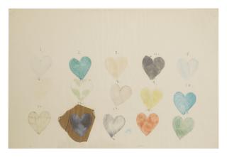 Jim Dine - Heart Drawing I, 1970