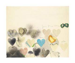 Jim Dine - Large Heart Drawing #14