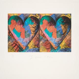 Jim Dine - Louisiana Hearts