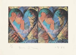 Jim Dine - Louisiana Hearts