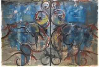 Jim Dine - Monotype At Sydney Close Iii