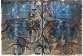 Jim Dine - Monotype At Sydney Close Iii