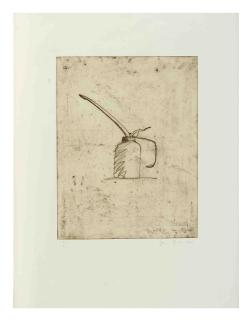 Jim Dine - Oil Can (W.C. 141); and two companion prints