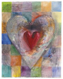 Jim Dine - Patched Heart #3