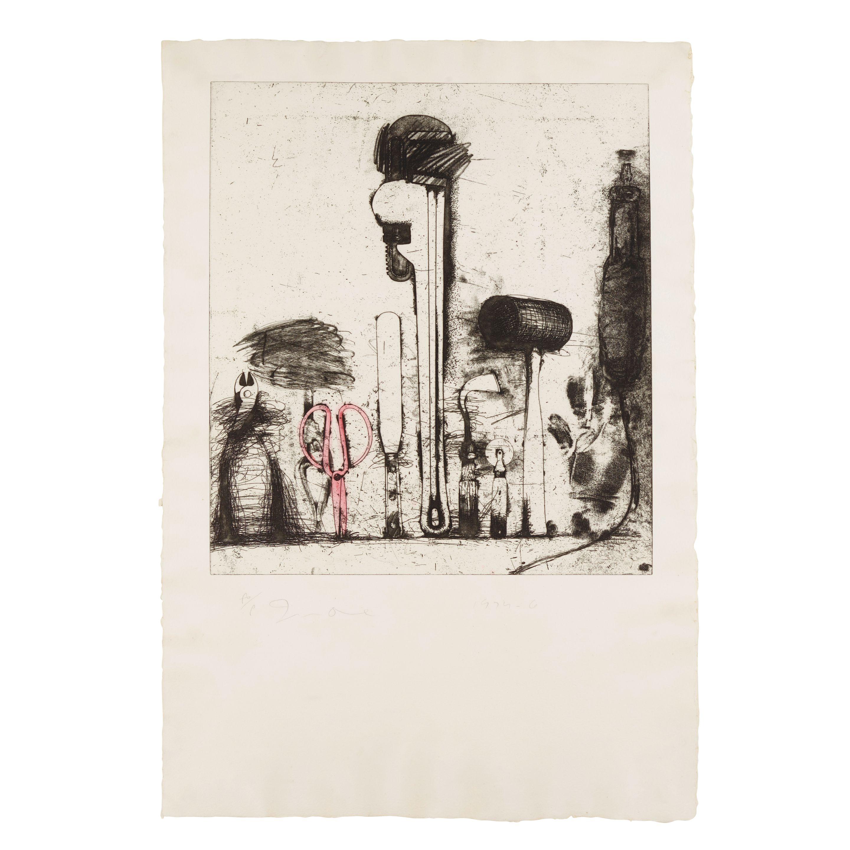 Jim Dine - Pink Chinese Scissors