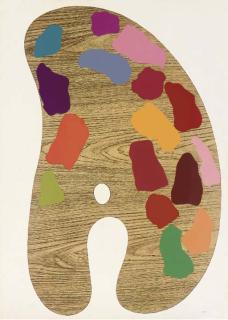 Jim Dine - Plate 2, from 4 Palettes (Mikro 57)