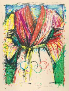 Jim Dine - Robe for the 1988 Korean Olympics. (Kostüm für die Olympischen
