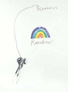 Jim Dine - Scissors and Rainbow (Mikro 64)