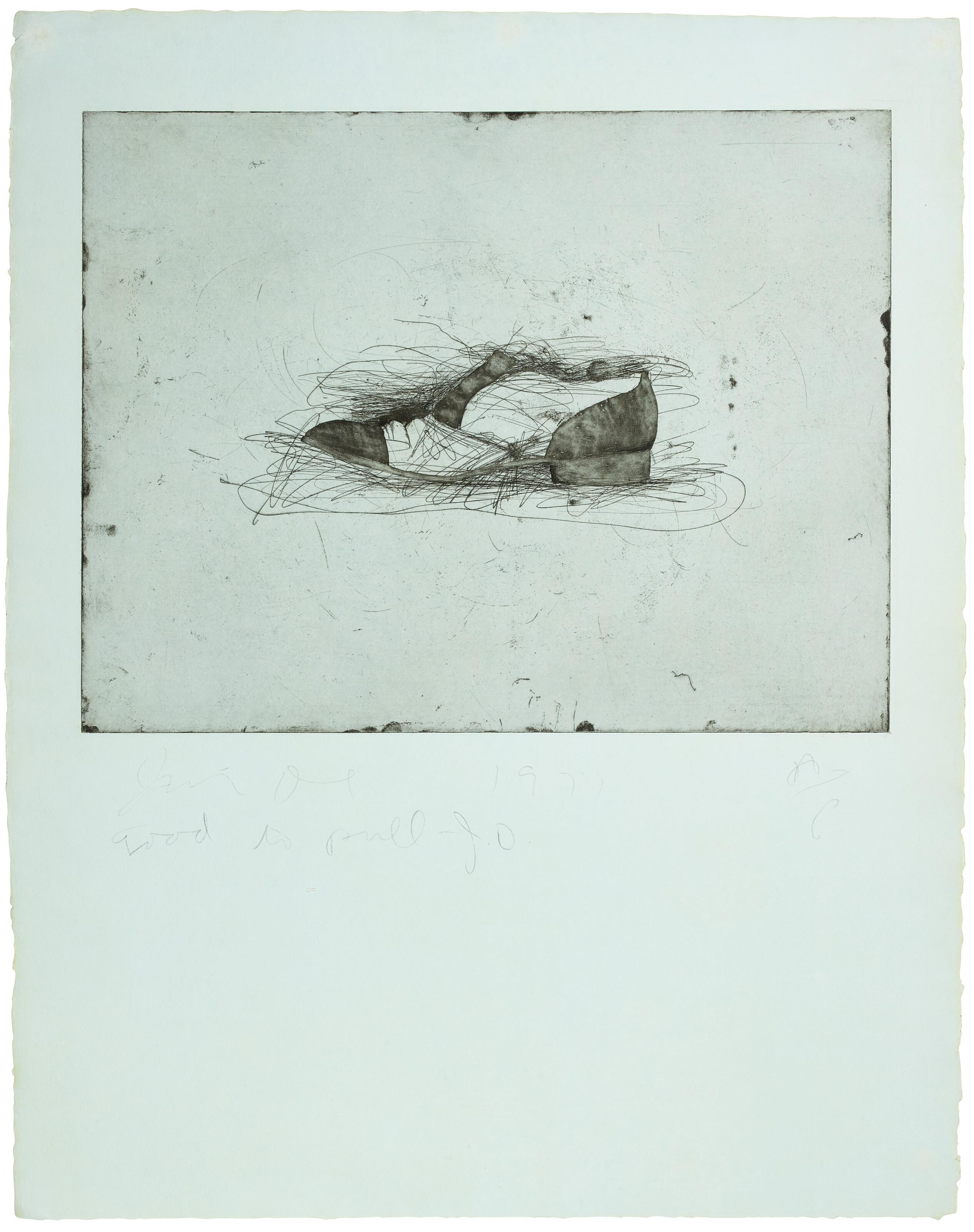 Jim Dine - Shoe (first state)