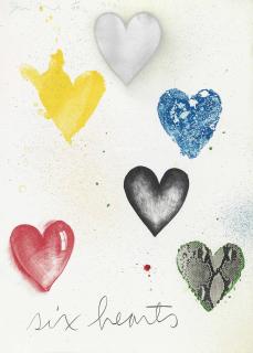 Jim Dine - Six Hearts