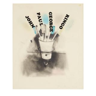 Jim Dine - The Beatles: Group of Five Works on Paper, 1968