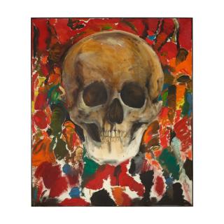 Jim Dine - The Face in the Rage of Red