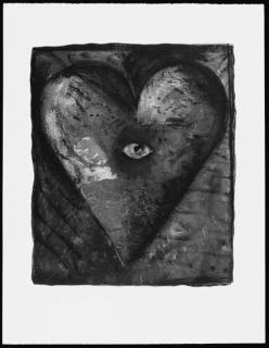 Jim Dine - The Hand-Colored Viennese Hearts V