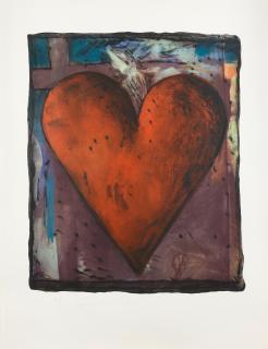Jim Dine - The Hand-Coloured Viennese Hearts V and VII